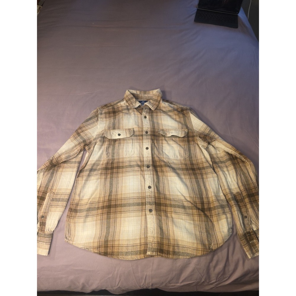 george flannel shirt medium